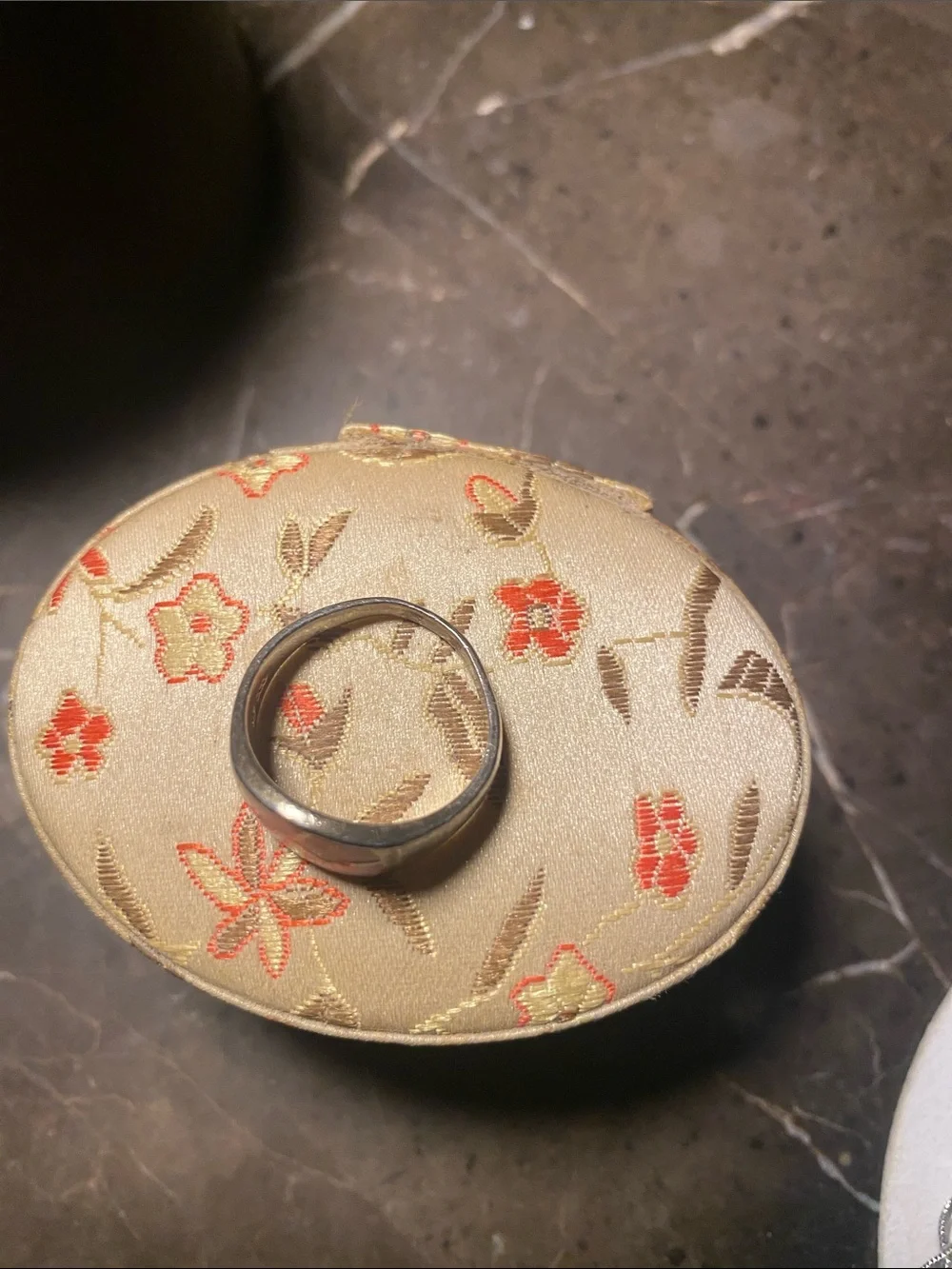 Pink Mosaic Inlay Dome Ring - Women Jewelry